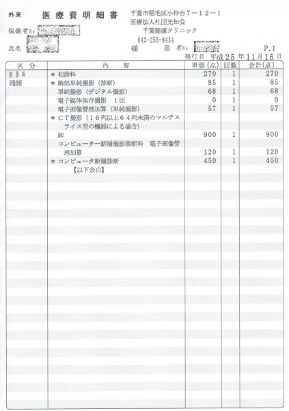 点数表