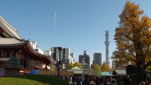浅草寺境内から